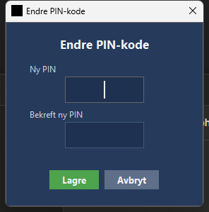 Endre PIN